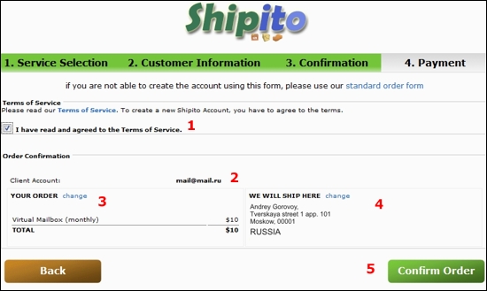 Регистрируемся в Shipito.com фото Регистрируемся в Shipito.com
